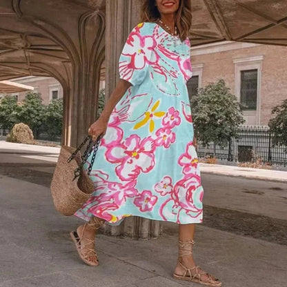 CD | Rochie midi tipărită A-line