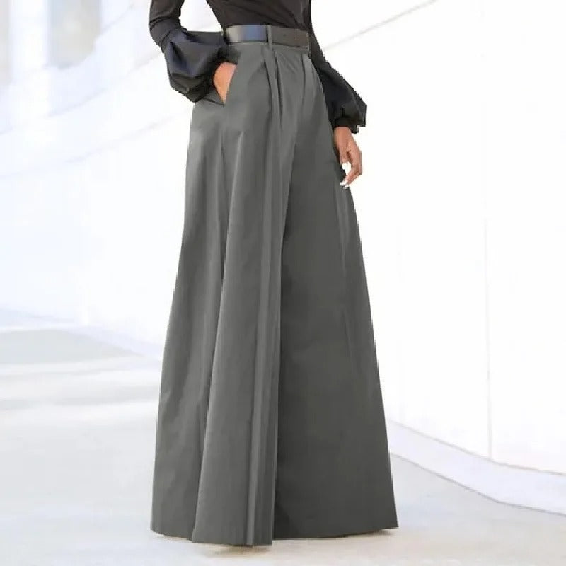 CD | Pantaloni de damă cu croială largă