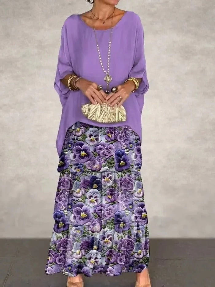 CD | Rochie maxi stratificată lejeră
