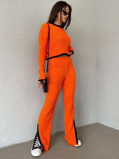 CD | Set jachetă cu franjuri și pantaloni casual