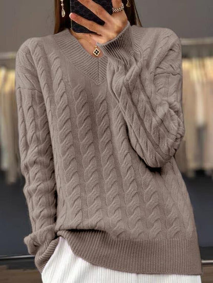 CD | Pulover de iarnă simplu și elegant