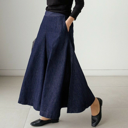 CD | Pantaloni largi din denim pentru femei