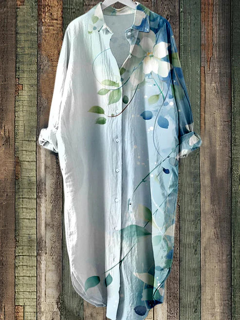 CD | Rochie midi cu nasturi și imprimeu floral