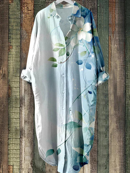 CD | Rochie midi cu nasturi și imprimeu floral