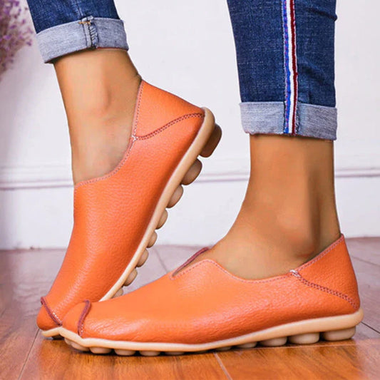 CD | Femeii mocasini din piele stil casual barca pantofi