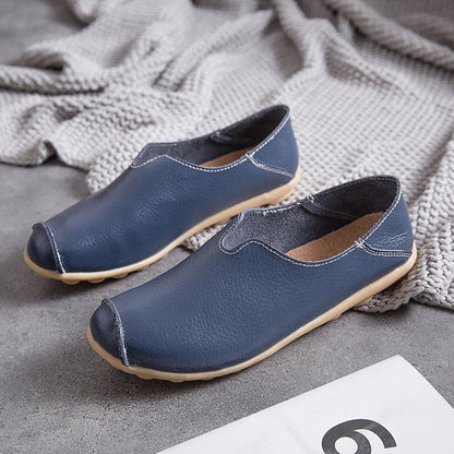 CD | Femeii mocasini din piele stil casual barca pantofi