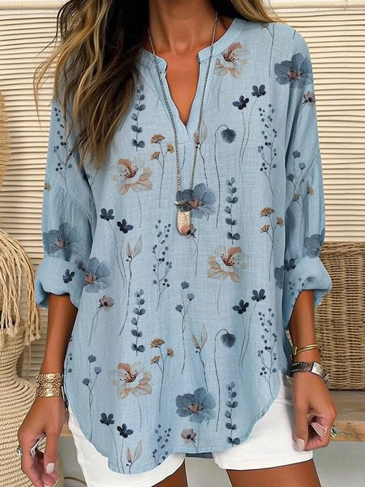 CD | Bluză elegantă pentru femei cu model floral