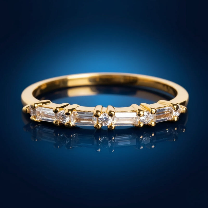 Zirconia White Gold Ring