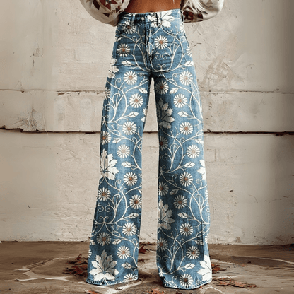 CD | Pantaloni boho de epocă trendy
