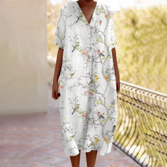 CD | Rochie maxi cu model floral