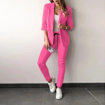 CD | Set costum blazer din două piese