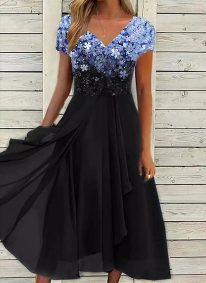 CD | Rochie maxi elegantă cu decolteu în V