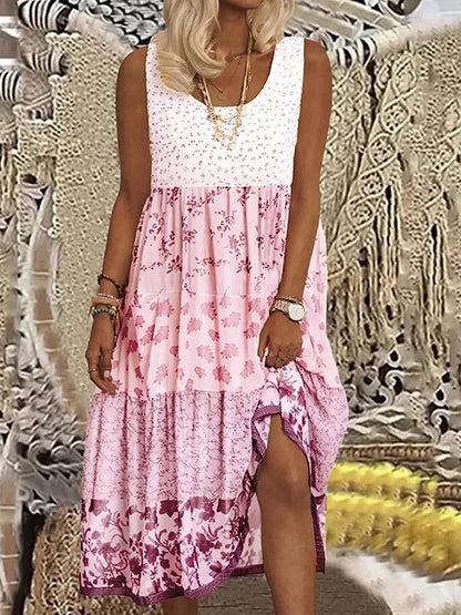 CD | Rochie midi din mai multe straturi