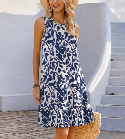 CD | Boho Print Shift Midi Dress