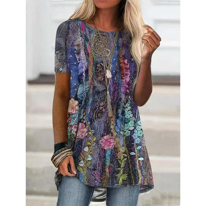 CD | Cămașă imprimată de inspirație boho