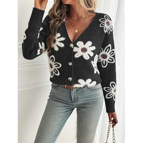 CD | Cardigan de iarnă casual și relaxat